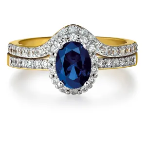 Tru-Sapphire Cincature Ring Set