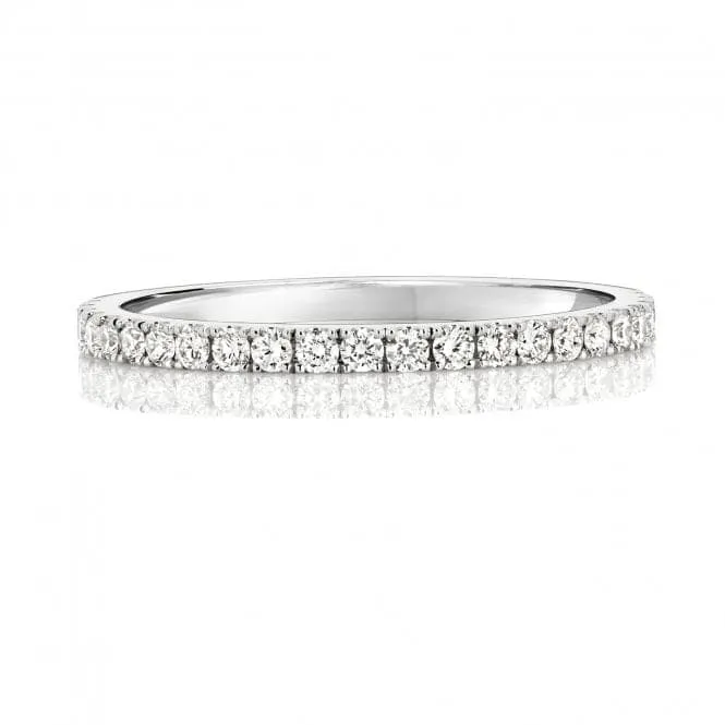 Wedding Band 18ct Diamond Half Eternity Ring WQ268W/I