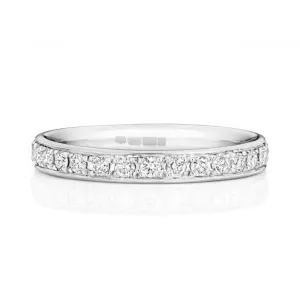 Wedding Band 18ct White Gold Diamond Eternity Ring WQ234W/I