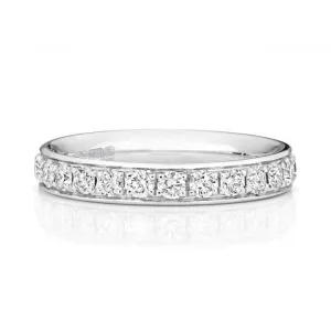 Wedding Band 18ct White Gold Diamond Eternity Ring WQ239W/I