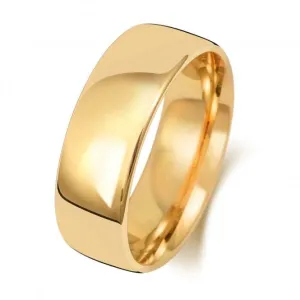 Wedding Band 18K Slight Court 7mm-1.25 Wedding  Ring WQ117L