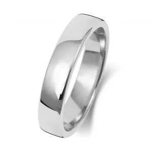 Wedding Band 18K Soft Court 4mm-1.2 Wedding  Ring WQ134WL