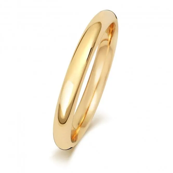 Wedding Band 18K Trad Court 2.5mm-1.15 Wedding  Ring WQ162L