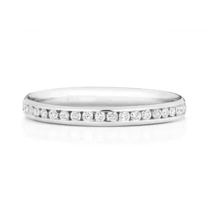 Wedding Band 9ct White Gold Diamond Eternity Ring W228W/I