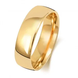 Wedding Band 9K Slight Court 6 mm-1.8 Wedding  Ring W116H